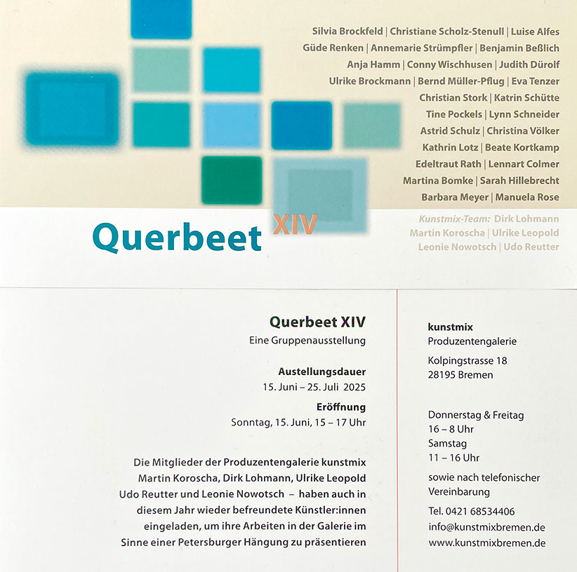 querbeet im kunstmix 15 juni